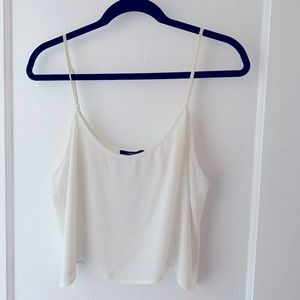 White crop top forever 21
